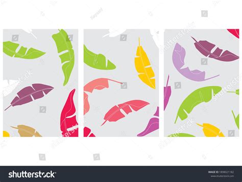 Drawing Banana Leaf Art Simple Shapes Stock Vector (Royalty Free ...