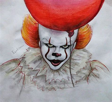 My drawing of Pennywise | Official IT Amino Amino