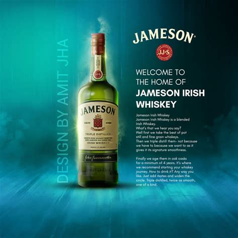 jameson whiskey poster Idea design Amit jha | Jameson whiskey, Flyer and poster design, Jameson ...