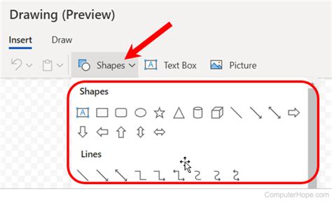 How to Add or Edit Shapes in Microsoft Word and Excel