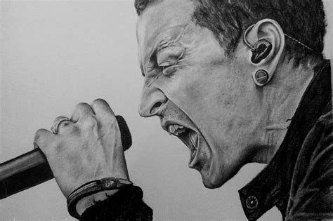 Chester Bennington Pencil drawing #portrait #realism #chester #pencildrawing | Linkin park ...