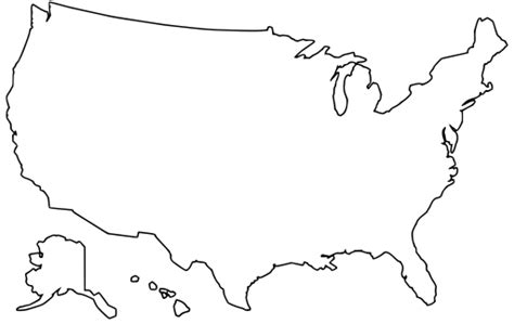 SVG > us map united outline - Free SVG Image & Icon. | SVG Silh
