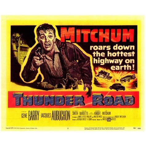 Thunder Road - movie POSTER (Style A) (11" x 14") (1958) - Walmart.com ...