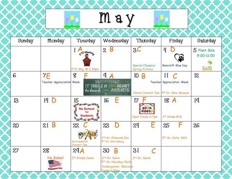 School Calendar Bancroft Elementary School - 2024 Calendar Printable