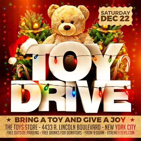 Toy Drive Flyer Template - XtremeFlyers