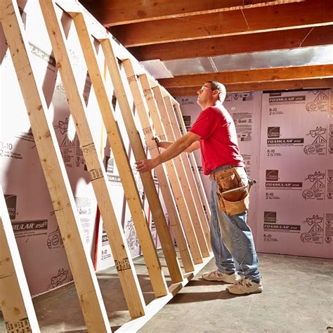 Framing Basement Walls | The Family Handyman