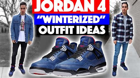 How to Style: Air Jordan 4 "Winter" (3 outfits) - YouTube