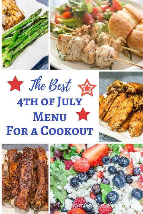 Best 4th of July Menu For a Cookout - Entertaining Diva Recipes @ From ...