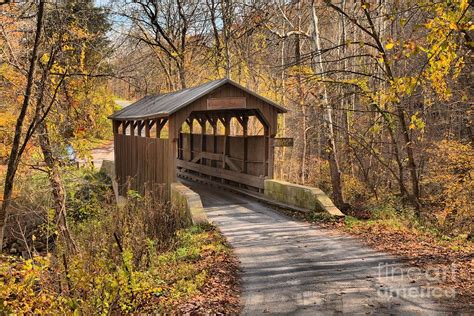 Lewisburg West Virginia Covered Bridge Photograph by Adam Jewell