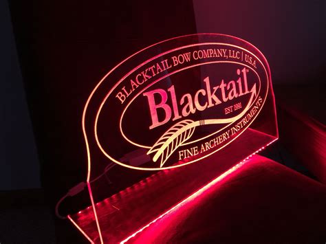 Laser engraved acrylic edge lit led sign | Led, Ideias, Cnc