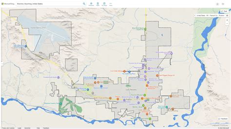 Riverton Wyoming Map