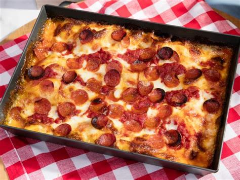 Detroit-Style Pepperoni Pizza Recipe | Jeff Mauro | Food Network