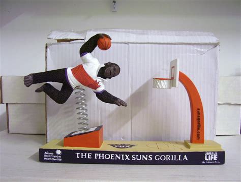 Suns Gorilla Dunking Mascot Bobblehead — BobblesGalore