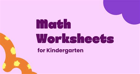 Kindergarten Math Worksheets to Introduce Key Concepts - Kami - Worksheets Library