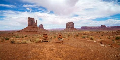 Hiking the Wildcat Trail in the Monument Valley, Usa Stock Photo ...