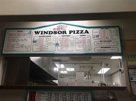 Menu at Windsor Pizza pizzeria, Windsor, Jefferson Blvd unit 4