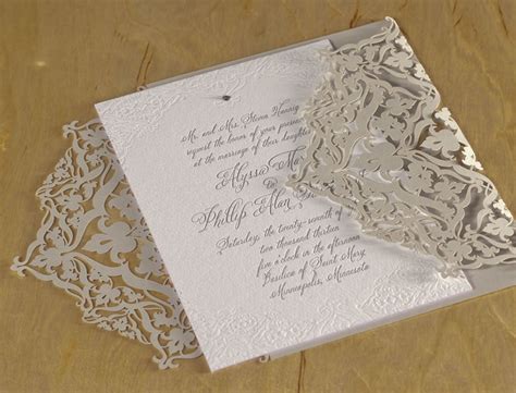 Laser Cut Wedding Invitations | Letterpress Invitations | IndianWeddingCards