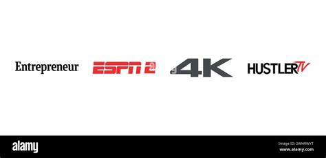 Hustler TV , Entrepreneur, ESPN2, 4K. Vector illustration, editorial ...