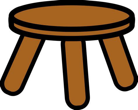 clipart stool - Clipground