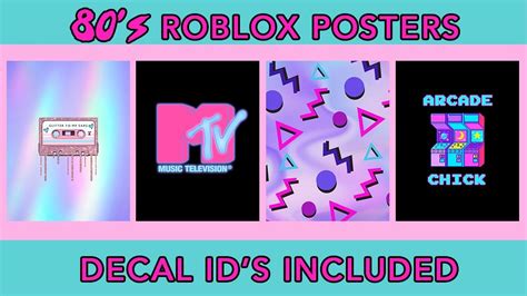 Roblox Poster Decal ID