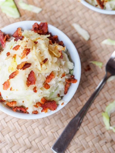 Irish Colcannon with Cabbage and Bacon | Cabbage and bacon, Colcannon, Kale dishes