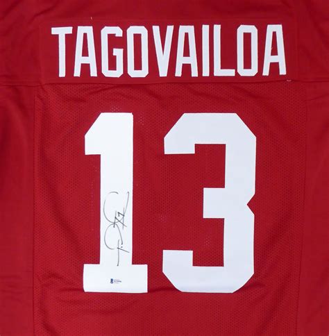 Authentic Tua Tagovailoa Autographed Signed Autograph