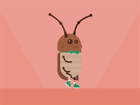 Carl Cockroach by Aaron Wolber on Dribbble