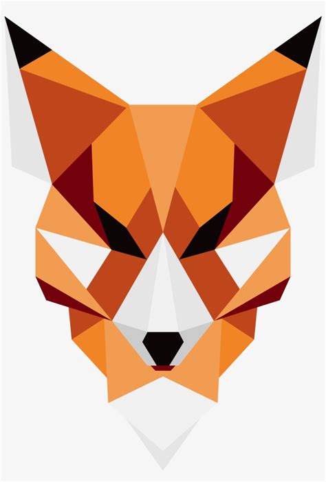 Geometric Fox Art Png - Animal Made Out Of Shapes - 2500x3424 PNG ...