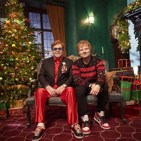 Ed Sheeran and Elton John Share 'Merry Christmas' Music Video