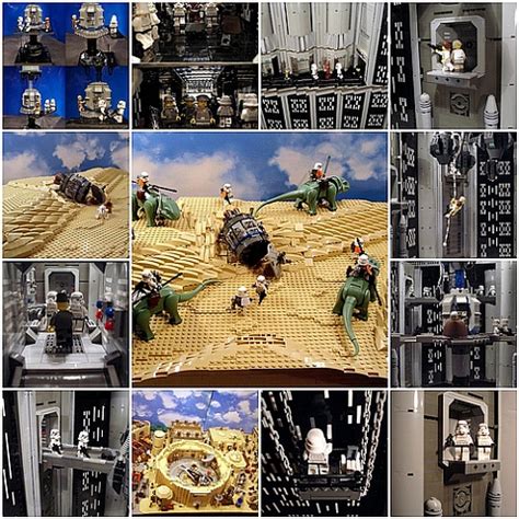 LEGO Star Wars dioramas on a grand scale!