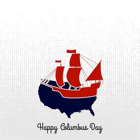 Happy Columbus Day Greeting - Desi Comments