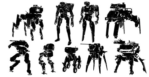 sam brown: Robot sketches
