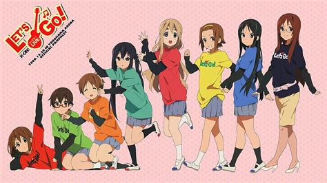 K-on, cast, girl, music, band, HD wallpaper | Peakpx