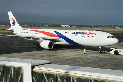 Malaysia Airlines 9M MTJ Airbus A330 323 at Adelaide Airport