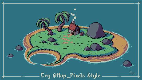 The Island : r/PixelArt