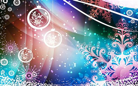 HD wallpaper: Amazing Abstract Design for Christmas 2014, blue purple and white vector art ...