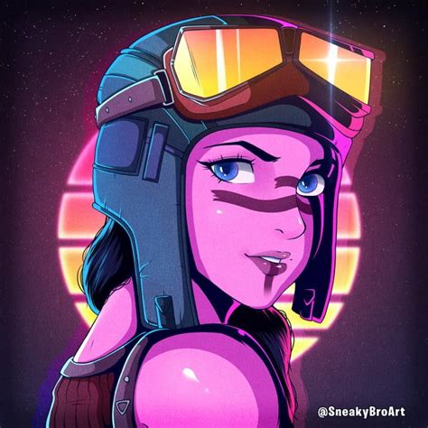 Drawing Of Renegade Raider In A Retro 80's Style (Commission) Video ...