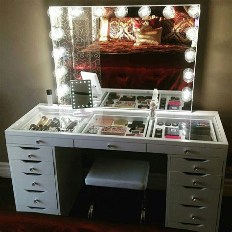 IMPRESSIONS Vanity with Ikea Alex drawers. | Beauty room, Vanity room, Vanity