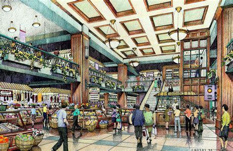 Chicago Market. Illustration by Bondy Studio. 1999 | Perspective ...