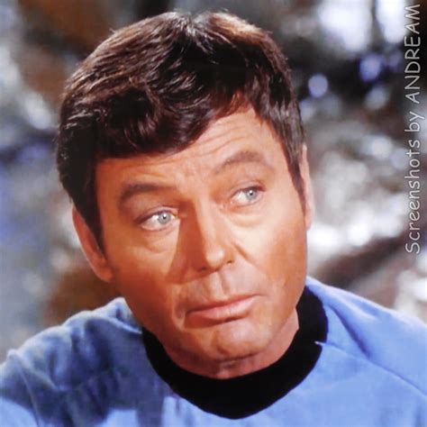 DeForest Kelley as 'Dr. McCoy' STAR TREK (1968)