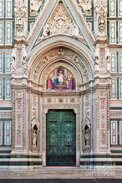 Duomo Front Door - Florence Italy Photograph by Brian Jannsen - Pixels