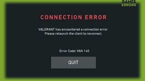 VAN 140 Valorant Error Code: What is & How to Fix