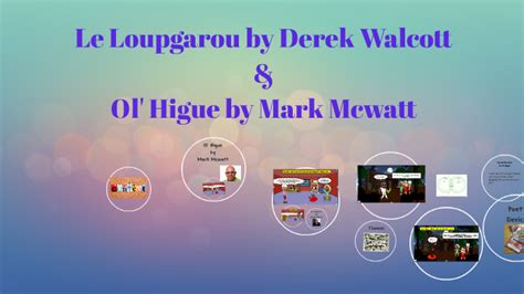 😎 Ol higue poem. English : Ol' Higue by Mark McWatt. 2019-01-31