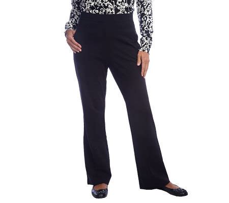 Liz Claiborne New York Pull-on Ponte Knit Bootcut Pants - Page 1 — QVC.com