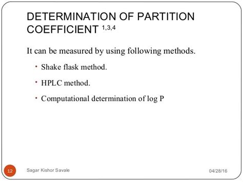 Partition coefficient