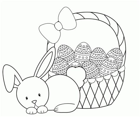 Easter Basket Coloring Pages - Best Coloring Pages For Kids