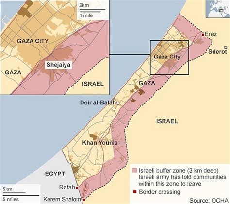 Israel Takes Away 44% of Gaza Land … Herds Gazans Into Remaining Area ...