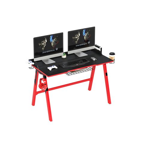 Buy Deluxe Gaming Desk with Dual Monitor Stand - OFX Office