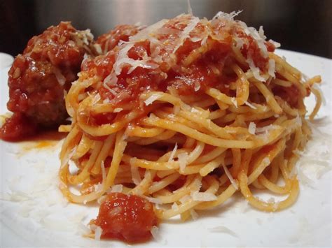 Kitchen Centsability : Spaghetti Marinara with Meatballs