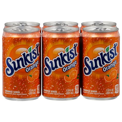 Save on Sunkist Orange Soda - 6 pk Order Online Delivery | Stop & Shop